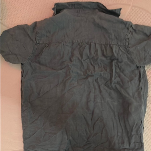 Vintage Van Heusen Linen Shirt - Tropical Floral Panel - Rare Design - Picture 3 of 3